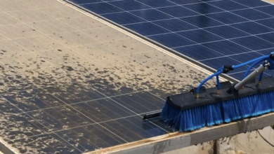 solar panel cleaning equipment