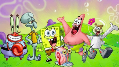 Background: 6l94o7dabk0 = SpongeBob Characters